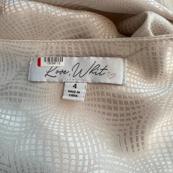 Ivory Jumpsuit Love, Whit by Whitney Port - Picture 4 of 4